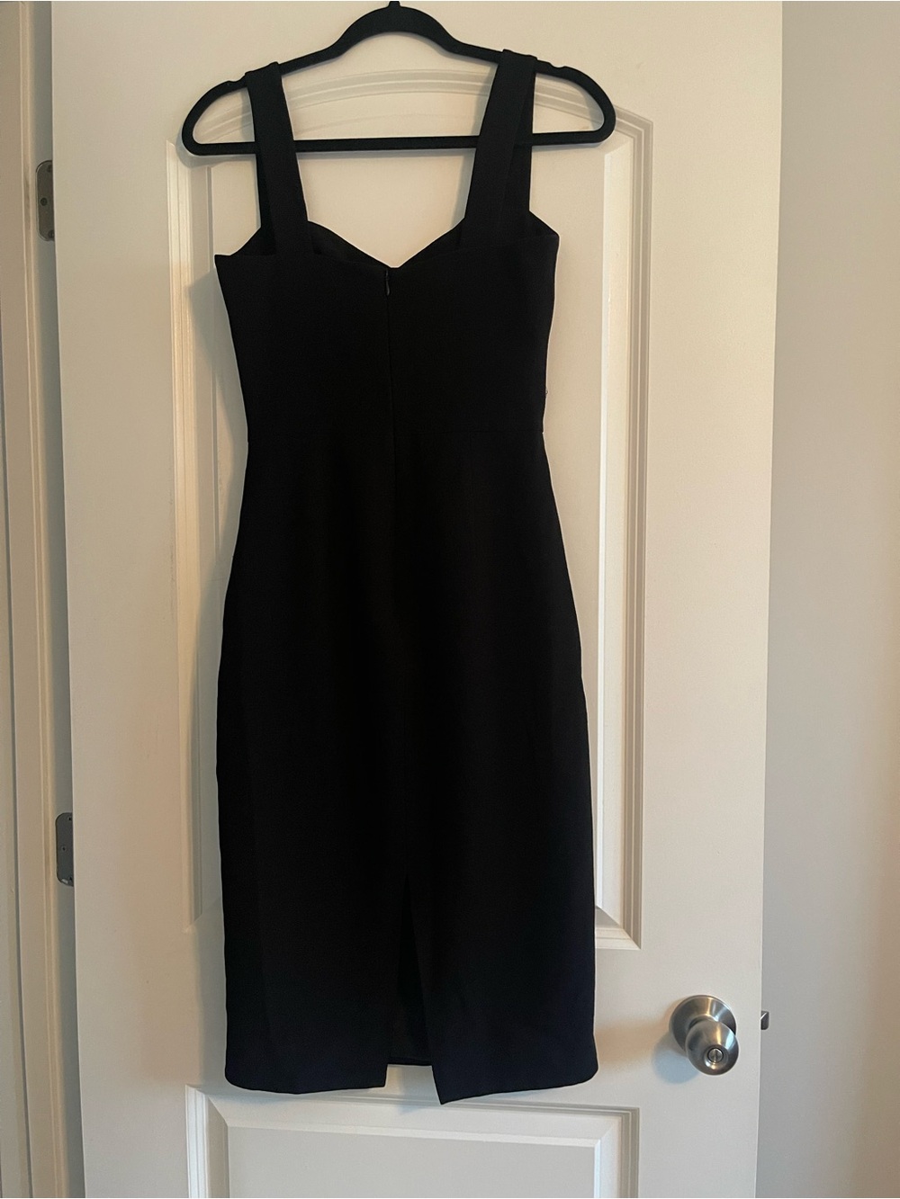 Dress the Population Nicole Sweetheart Neckline Black Bodycon Midi Dress - Picture 3 of 4